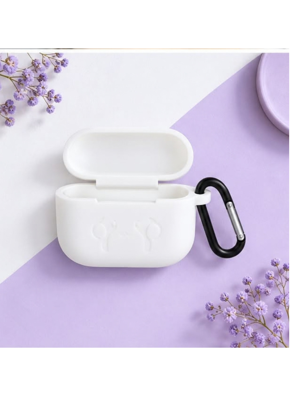 Silicone Case Cover Compatible with Apple Air Pods Pro & Air Pods Pro 2nd Gen