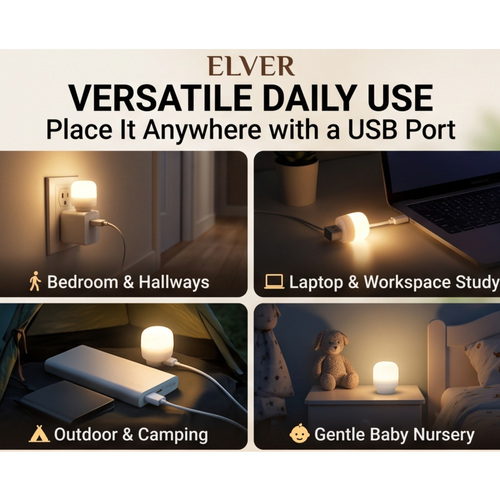 Pack of 12 usb small light white bulb with free protector for cable