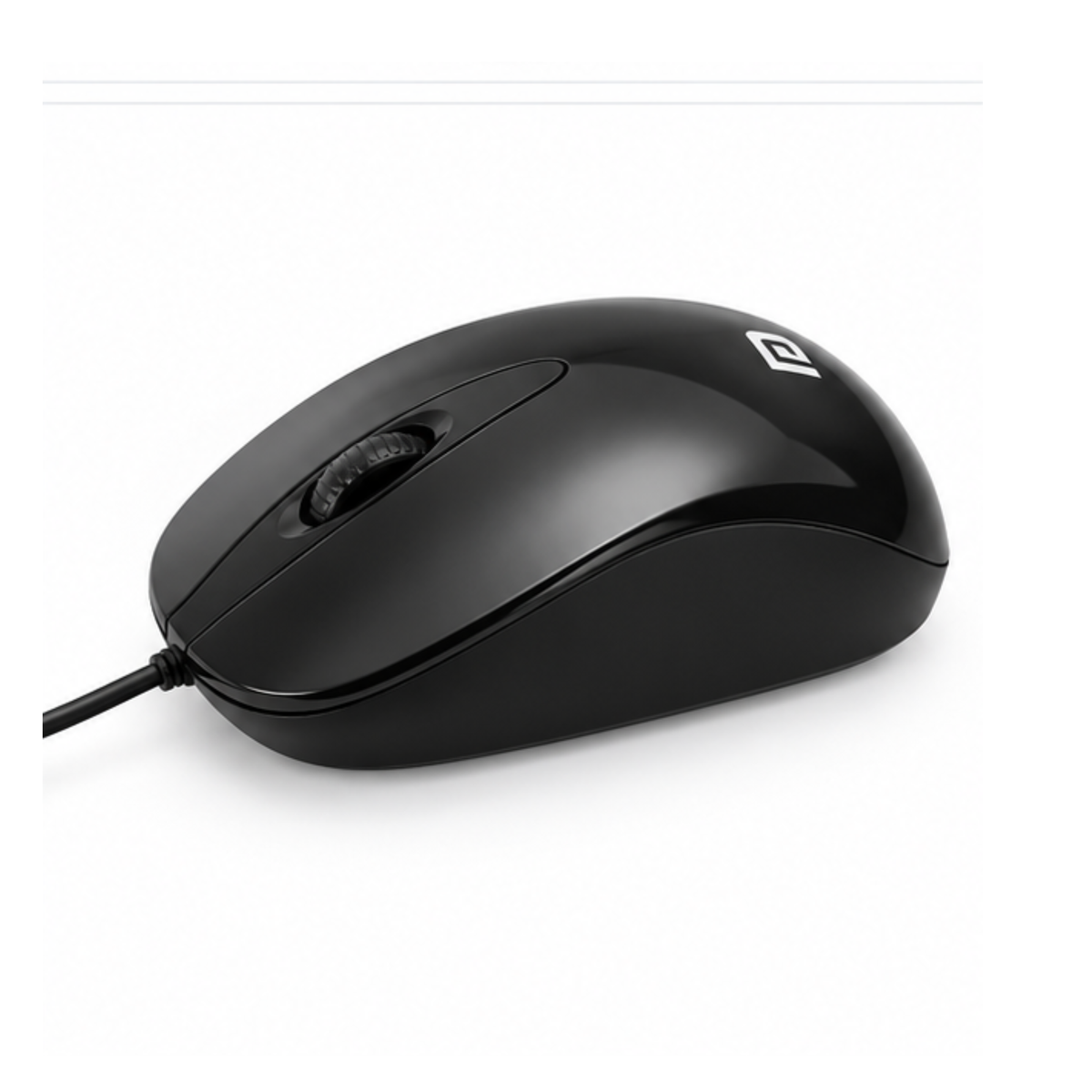 Black Wired USB Optical Mouse for Laptop, Desktop and Computer