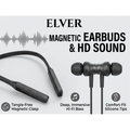 Wireless in-Ear Neckband Bluetooth Earphones with 10mm Drivers, Rich Music Experience, Above 20 Hours Playtime, Type C Fast Charging, Neckband Earphones